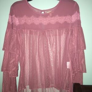 Sheer Pink Shirt